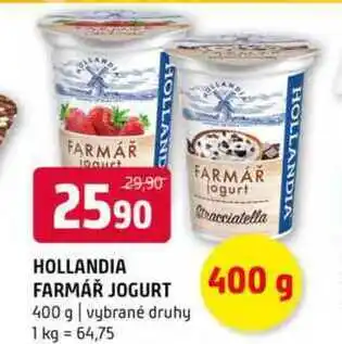Terno Hollandia farmář jogurt 400 g vybrané druhy nabídka
