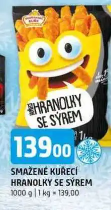 Terno Smažené kuřecí hranolky se sýrem 1000g nabídka