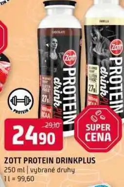 Terno Zott protein drinkplus 250 ml vybrané druhy nabídka