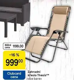 Tesco Zahradní křeslo Thesis, více barev nabídka