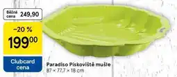 Tesco Paradiso Pískoviště mušle, 87 × 77,7 x 18 cm nabídka