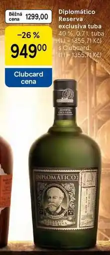 Tesco Diplomático Reserva exclusiva tuba, 0,7 l nabídka