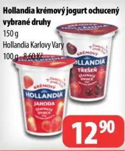 Partner Maloobchodní síť Hollandia krémový jogurt ochucený nabídka
