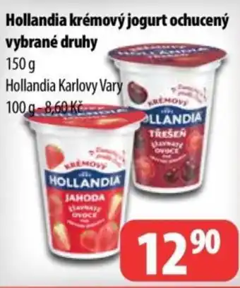 Partner Maloobchodní síť Hollandia krémový jogurt ochucený nabídka