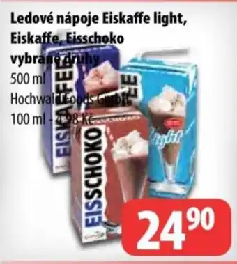 Partner Maloobchodní síť Ledové nápoje Eiskaffe light, Eiskaffe, Eisschoko nabídka