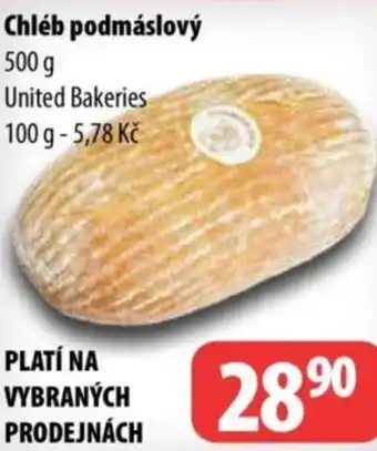 Partner Maloobchodní síť Chléb podmáslový nabídka