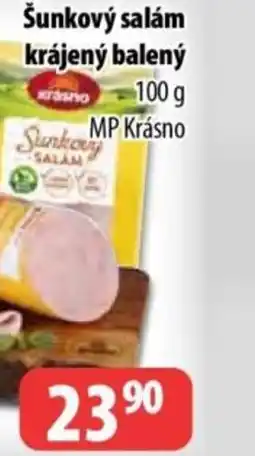Partner Maloobchodní síť Šunkový salám krájený balený nabídka