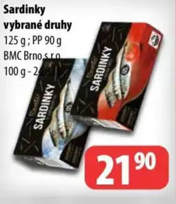 Partner Maloobchodní síť Sardinky vybrané druhy nabídka
