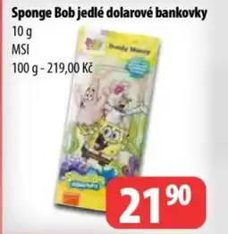 Partner Maloobchodní síť Sponge Bob jedlé dolarové bankovky nabídka