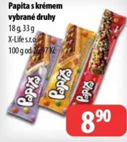 Partner Maloobchodní síť Papita s krémem nabídka