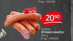 Flop ŠTÝRSKÉ PÁREČKY 100g nabídka