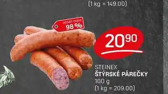 Flop ŠTÝRSKÉ PÁREČKY 100g nabídka