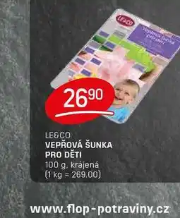Flop VEPŘOVÁ ŠUNKA PRO DĚTI 100g nabídka