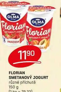 Flop FLORIAN SMETANOVÝ JOGURT různé příchutě 150 g nabídka