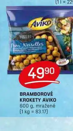 Flop BRAMBOROVÉ KROKETY AVIKO 600 g, mražené nabídka