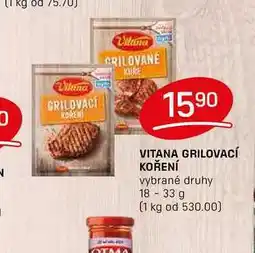 Flop VITANA GRILOVACÍ KOŘENÍ vybrané druhy 18 - 33 g nabídka