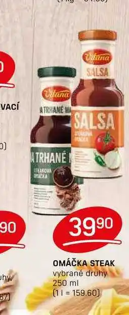 Flop OMÁČKA STEAK vybrané druhy 250 ml nabídka