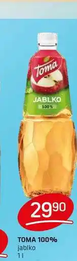 Flop TOMA 100% jablko 1l nabídka