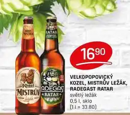 Flop RADEGAST RATAR světlý ležák 0,5l nabídka