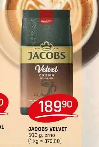 Flop JACOBS VELVET 500 g, zrno nabídka