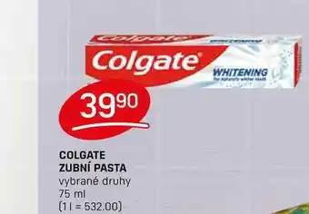 Flop COLGATE ZUBNÍ PASTA vybrané druhy 75 ml nabídka