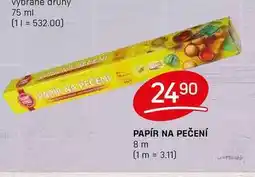 Flop PAPÍR NA PEČENÍ 8 m nabídka