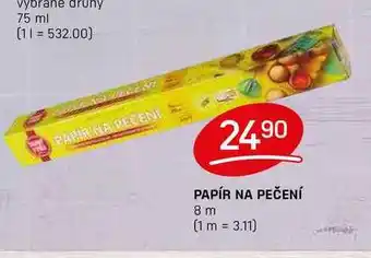 Flop PAPÍR NA PEČENÍ 8 m nabídka