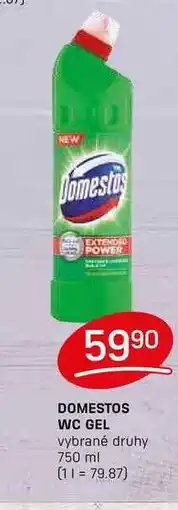 Flop DOMESTOS WC GEL vybrané druhy 750 ml nabídka
