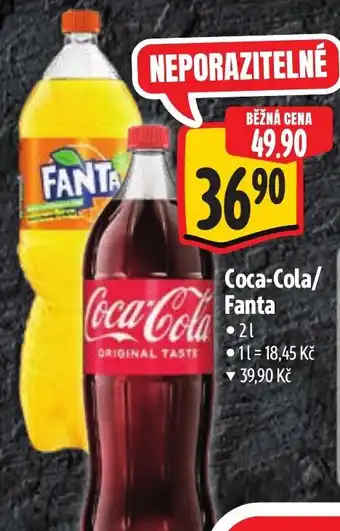 Albert Coca-Cola/ Fanta nabídka
