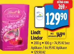 Albert Lindt Lindor nabídka