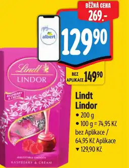 Albert Lindt Lindor nabídka