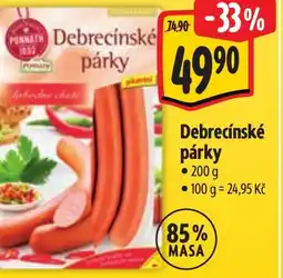 Albert Debrecínské párky nabídka