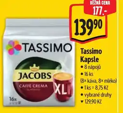Albert Tassimo Kapsle nabídka