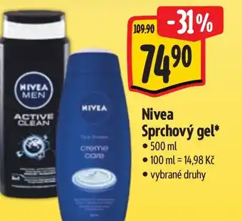 Albert Nivea Sprchový gel nabídka