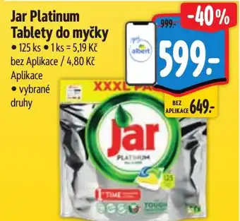 Albert Jar Platinum Tablety do myčky nabídka