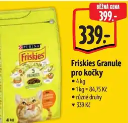 Albert Friskies Granule pro kočky nabídka
