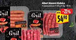 Albert Albert Masová klobása nabídka