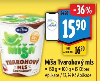 Albert Míša Tvarohový mls nabídka