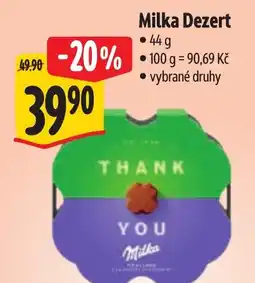 Albert Milka Dezert nabídka