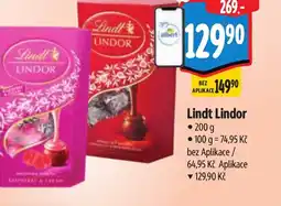 Albert Lindt Lindor nabídka