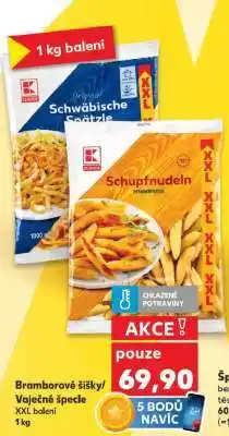 Kaufland Bramborové šišky/Vaječné špecle XXL balení nabídka