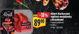 Albert Albert Marinované vepřové medailonky s brusinkami nabídka