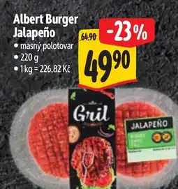 Albert Albert Burger Jalapeño nabídka