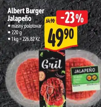 Albert Albert Burger Jalapeño nabídka