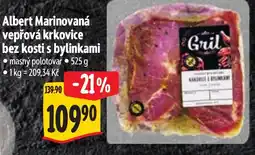 Albert Albert Marinovaná vepřová krkovice bez kosti s bylinkami nabídka