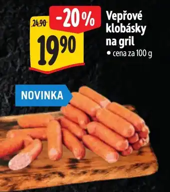 Albert Vepřové klobásky na gril nabídka