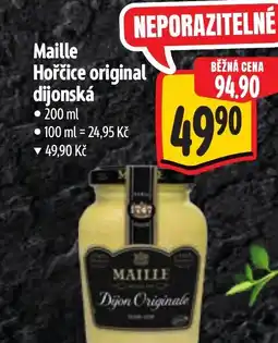 Albert Maille Hořčice original dijonská nabídka
