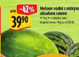 Albert Meloun vodní s nízkým obsahem semen nabídka