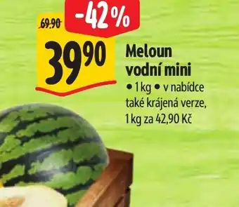 Albert Meloun vodní mini nabídka