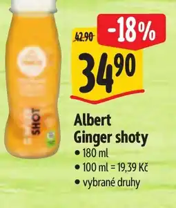 Albert Albert Ginger shoty nabídka